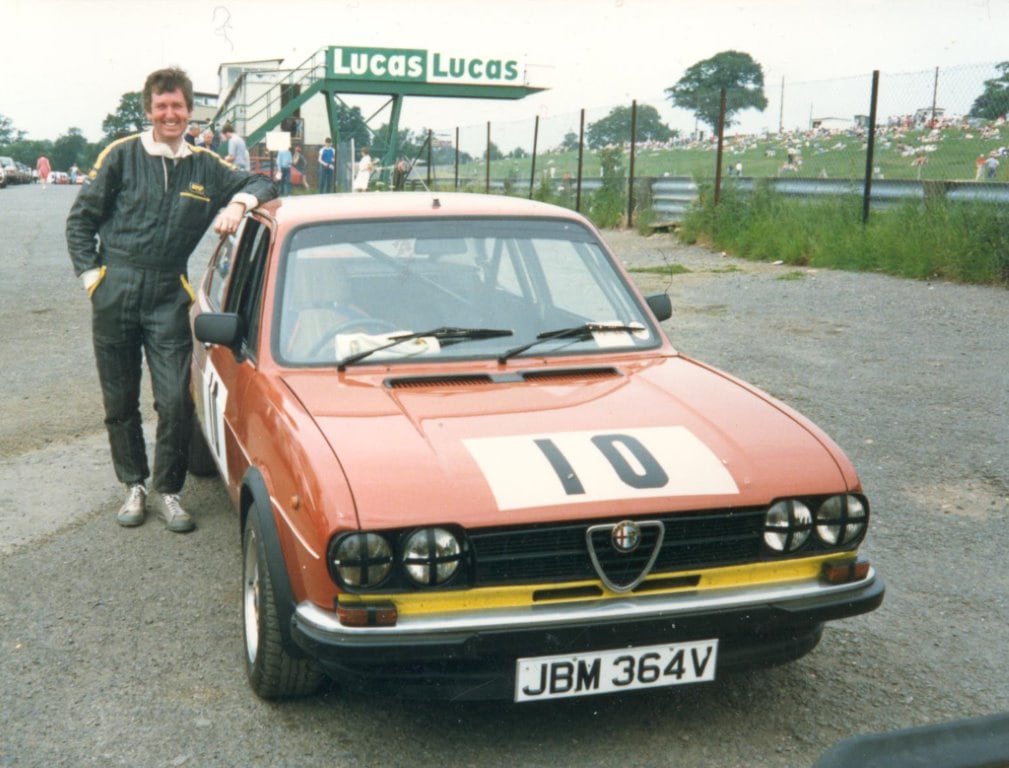 Chas.de Lacy was a popular and quick competitor with his Alfasud Ti in the late 80s. (Photo: Michael Lindsay)