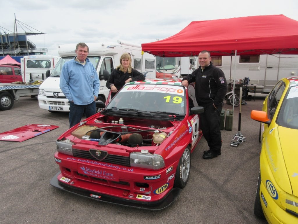 Nick and Russell Anderson with Louise West – Dave Ashford got the 33 there at the last minute!
