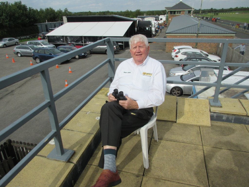 It was great to see Brian Jones at Croft, taking the sun here as Michael Lindsay takes his place in the commentary box.