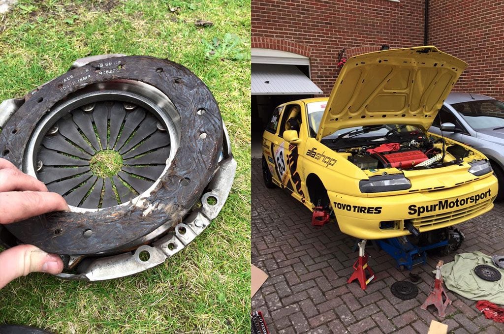 Clutch problems for Matt Daly's 145 required some emergency work with only 4 days to go!