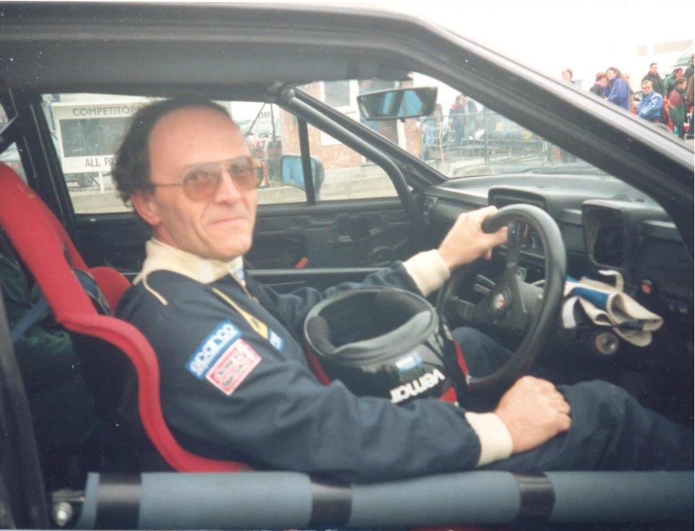 Richard Harman in his GTV6 in 1994